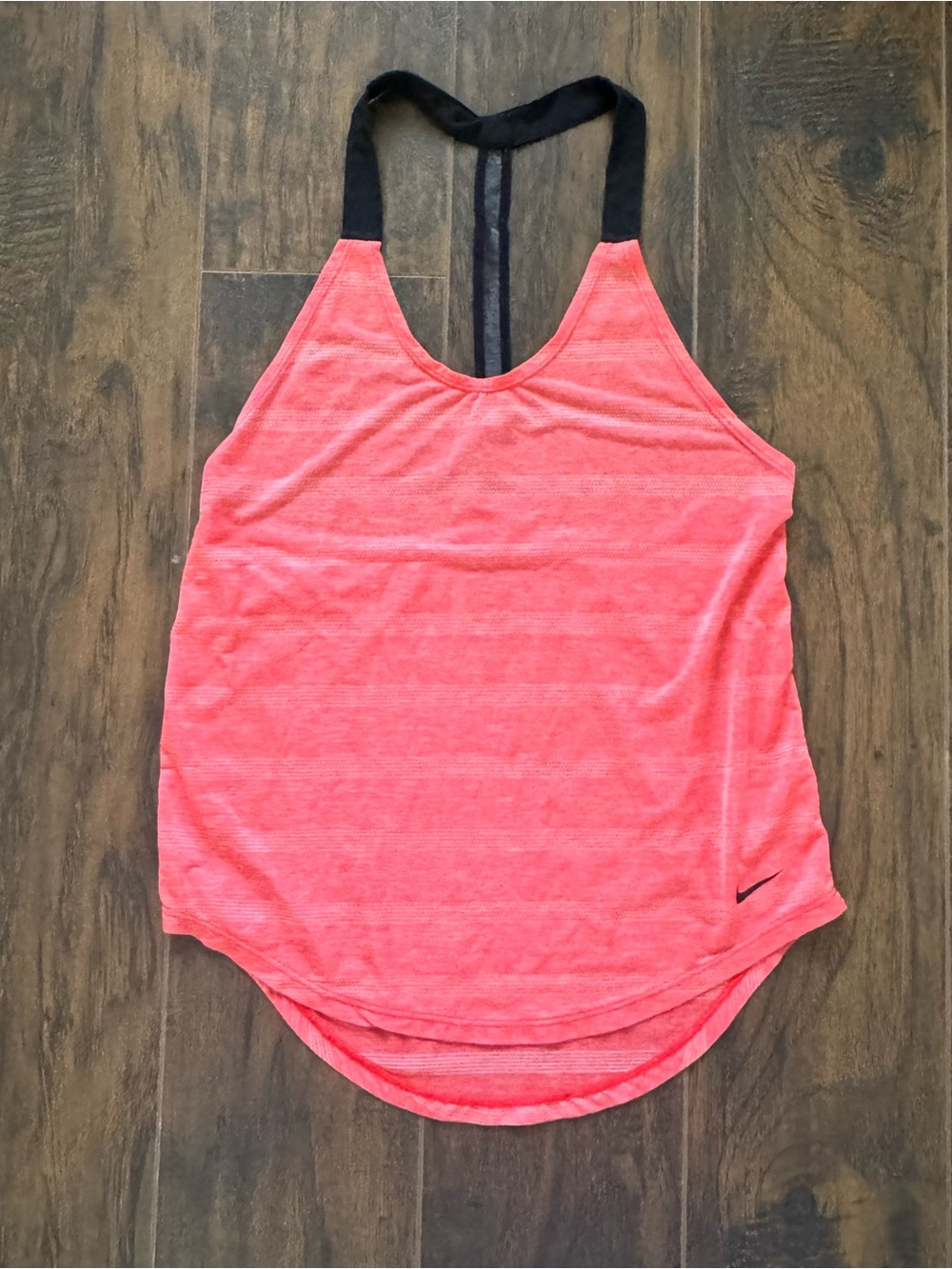 Nike XS Melon Pink Elastica Elevate Dri Fit Racer Back Tank Top